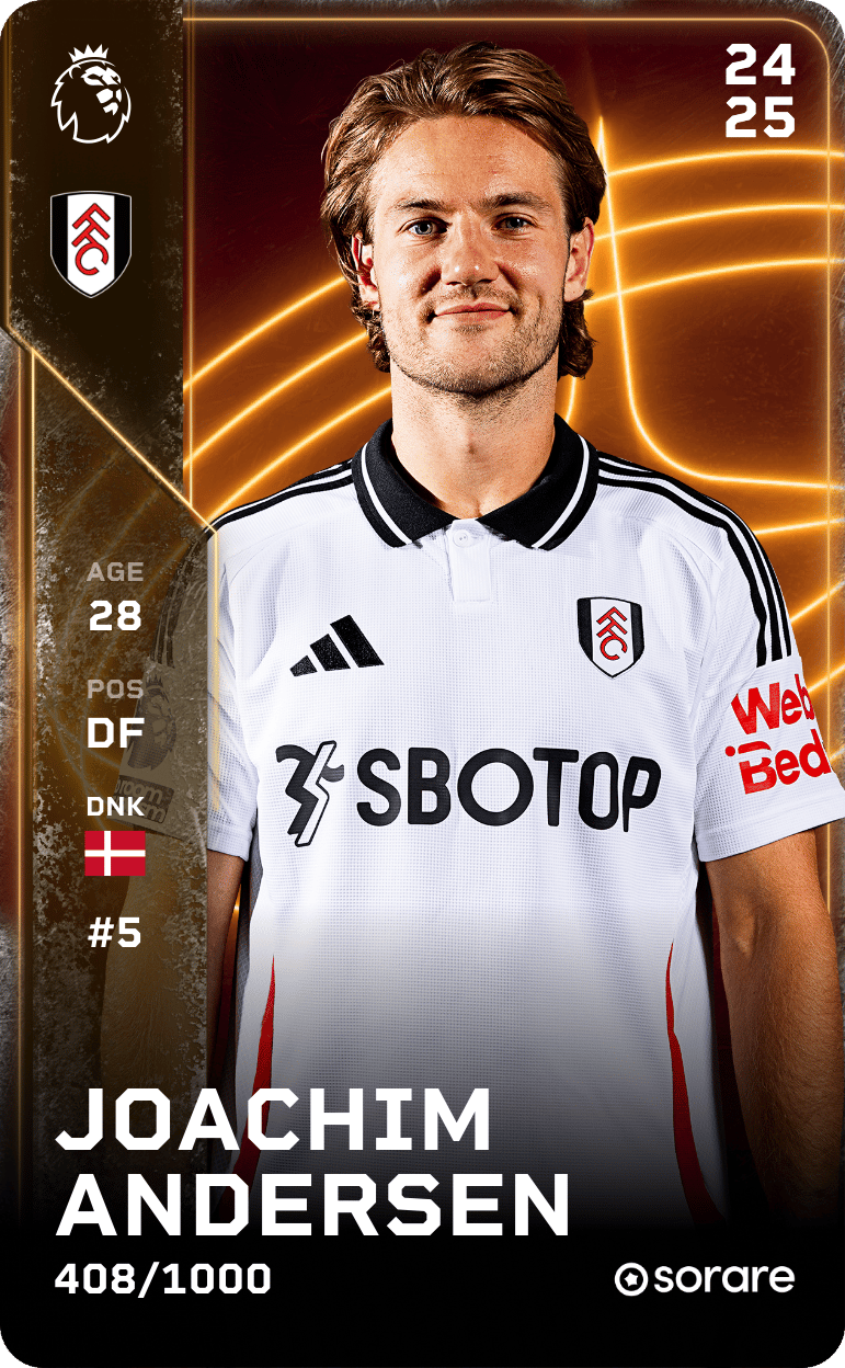 Joachim Andersen 2024-25 • Limited 408/1000