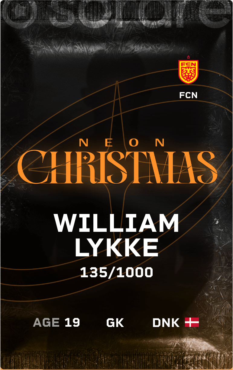 William Lykke 2024-25 • Limited 135/1000