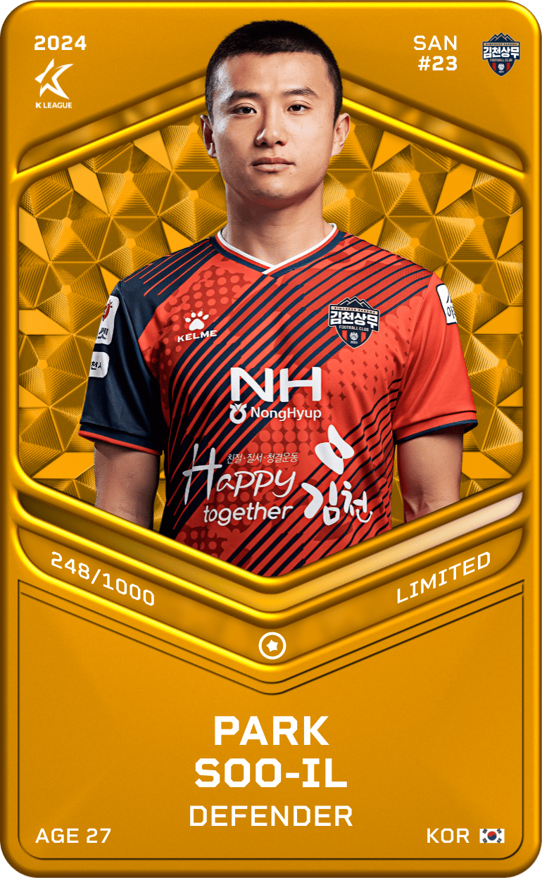 Park Soo-Il 2024-25 • Limited 248/1000