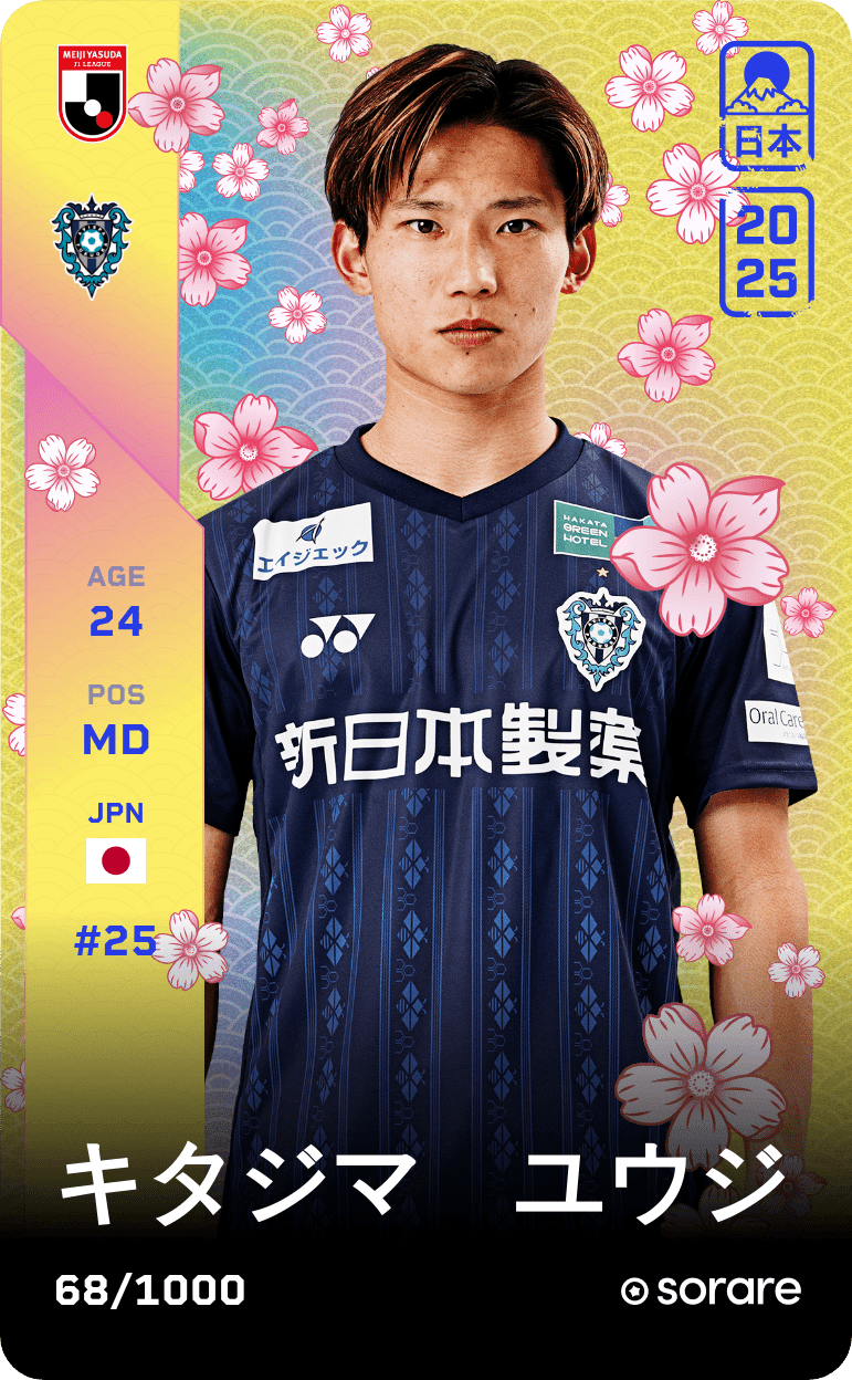 Yuji Kitajima 2025-26 • Limited 68/1000