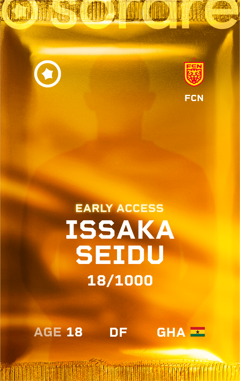 Issaka Seidu 2024-25 • Limited 18/1000
