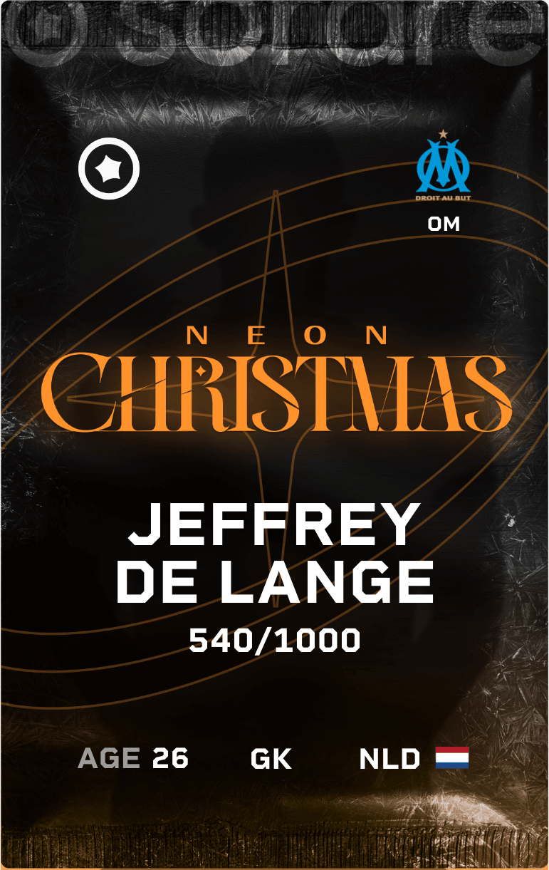 Jeffrey de Lange 2024-25 • Limited 540/1000