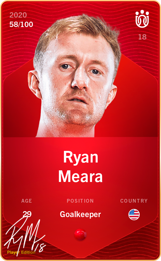 Sorare - Sorare Official - Ryan Meara 2020-21 • Rare 58/100 - NFT # 15331759257326335745772590016980837973736442389038316564550909437110578556097
