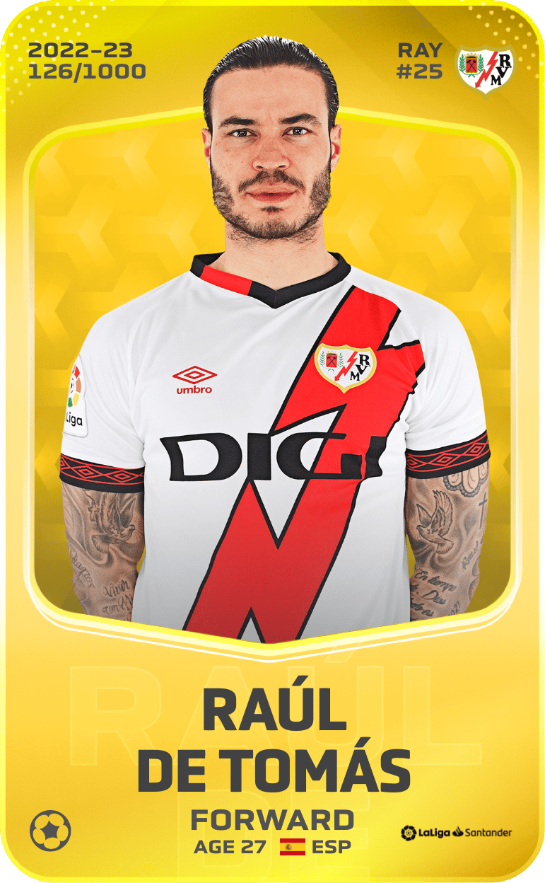 Raúl de Tomás 2022-23 • Limited 126/1000