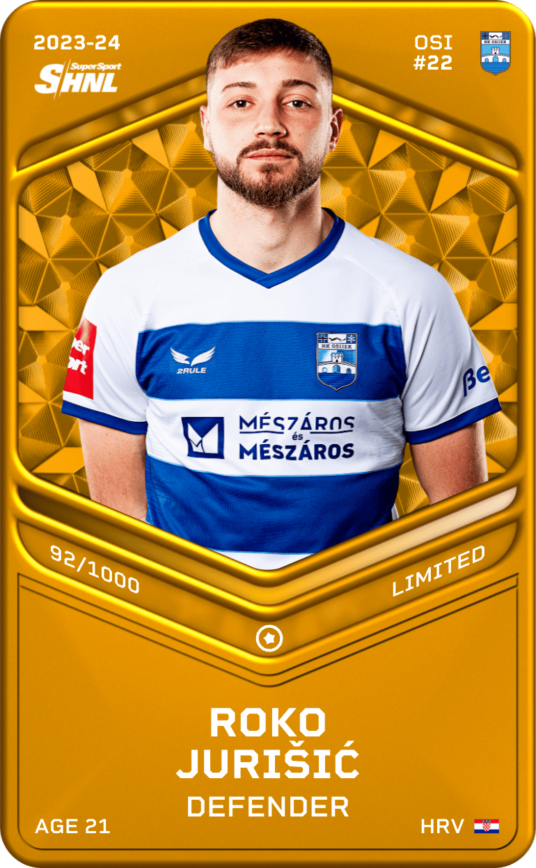 Roko Jurišić 2023-24 • Limited 92/1000