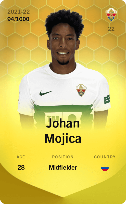 Johan Mojica 2021-22 • Limited 94/1000