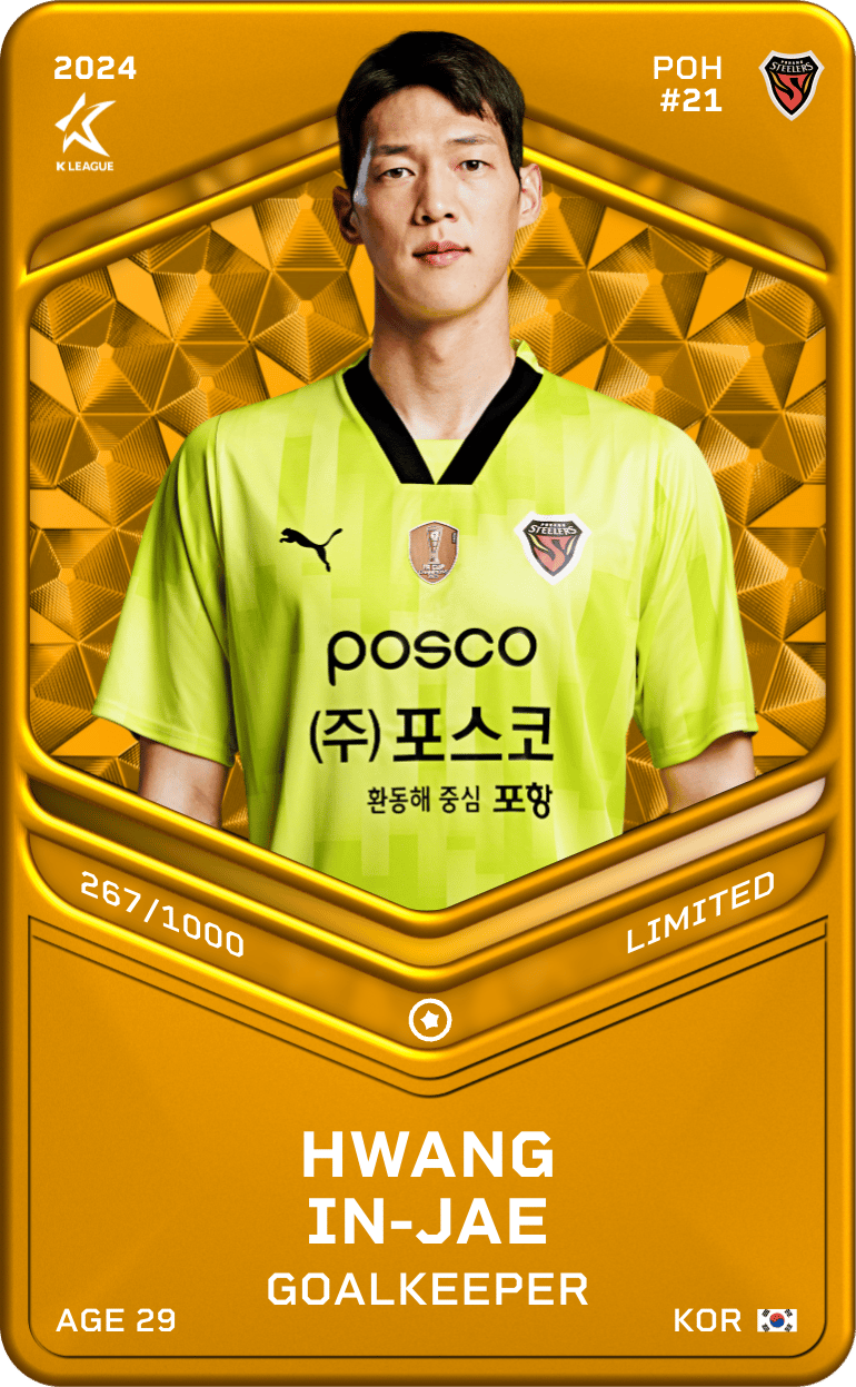 Hwang In-Jae 2024-25 • Limited 267/1000