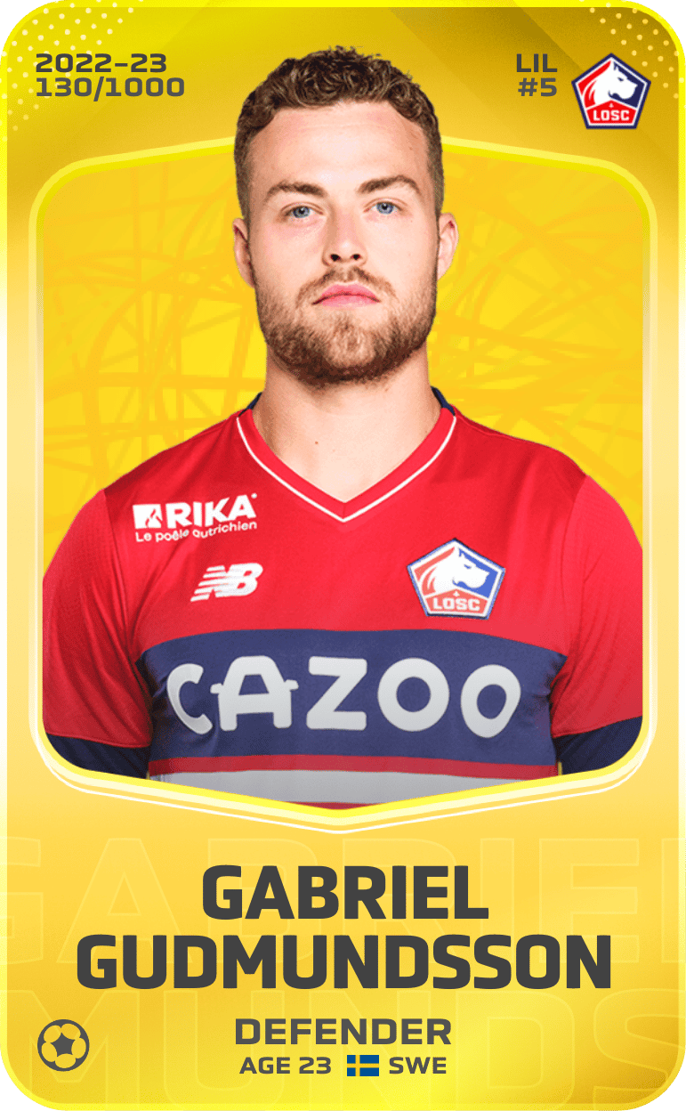 Gabriel Gudmundsson 2022-23 • Limited 130/1000