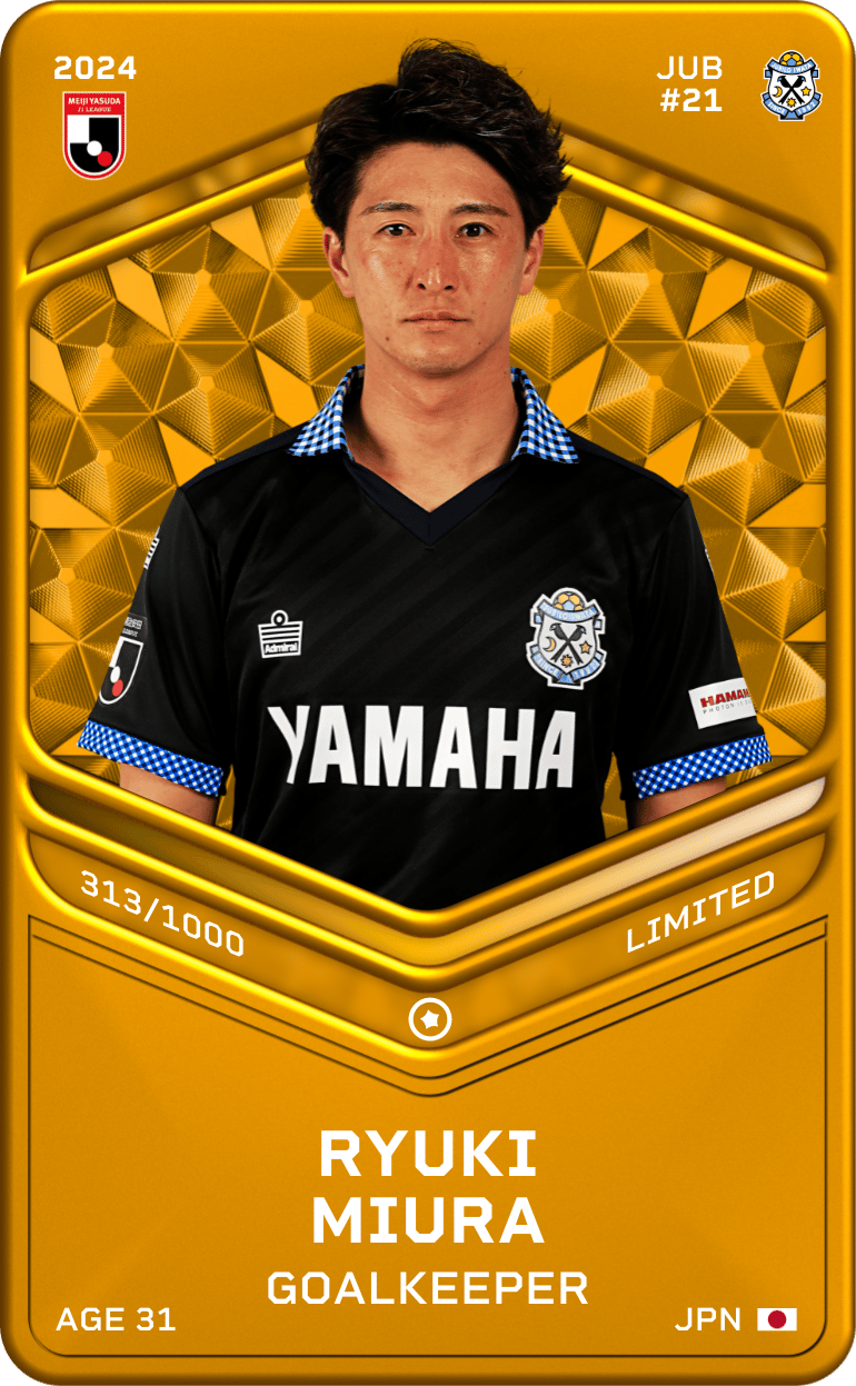 Ryuki Miura 2024-25 • Limited 313/1000