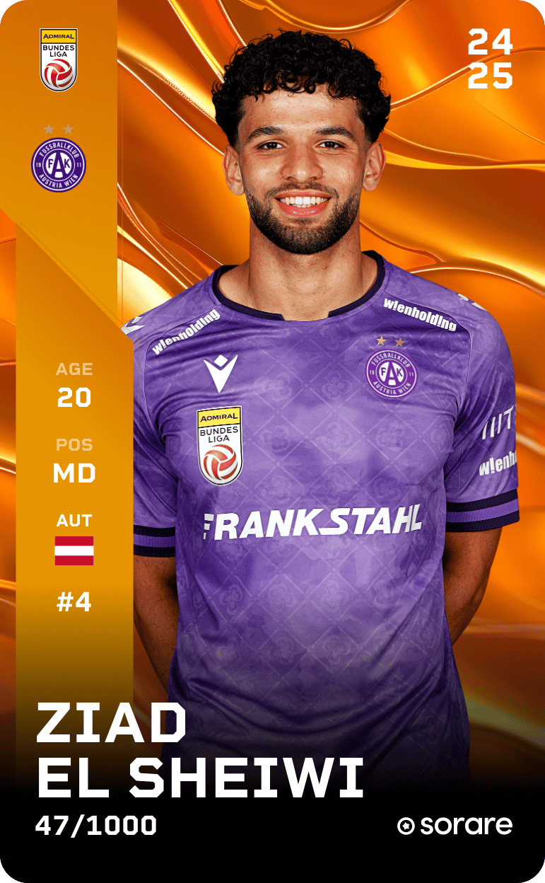 Ziad El Sheiwi 2024-25 • Limited 47/1000