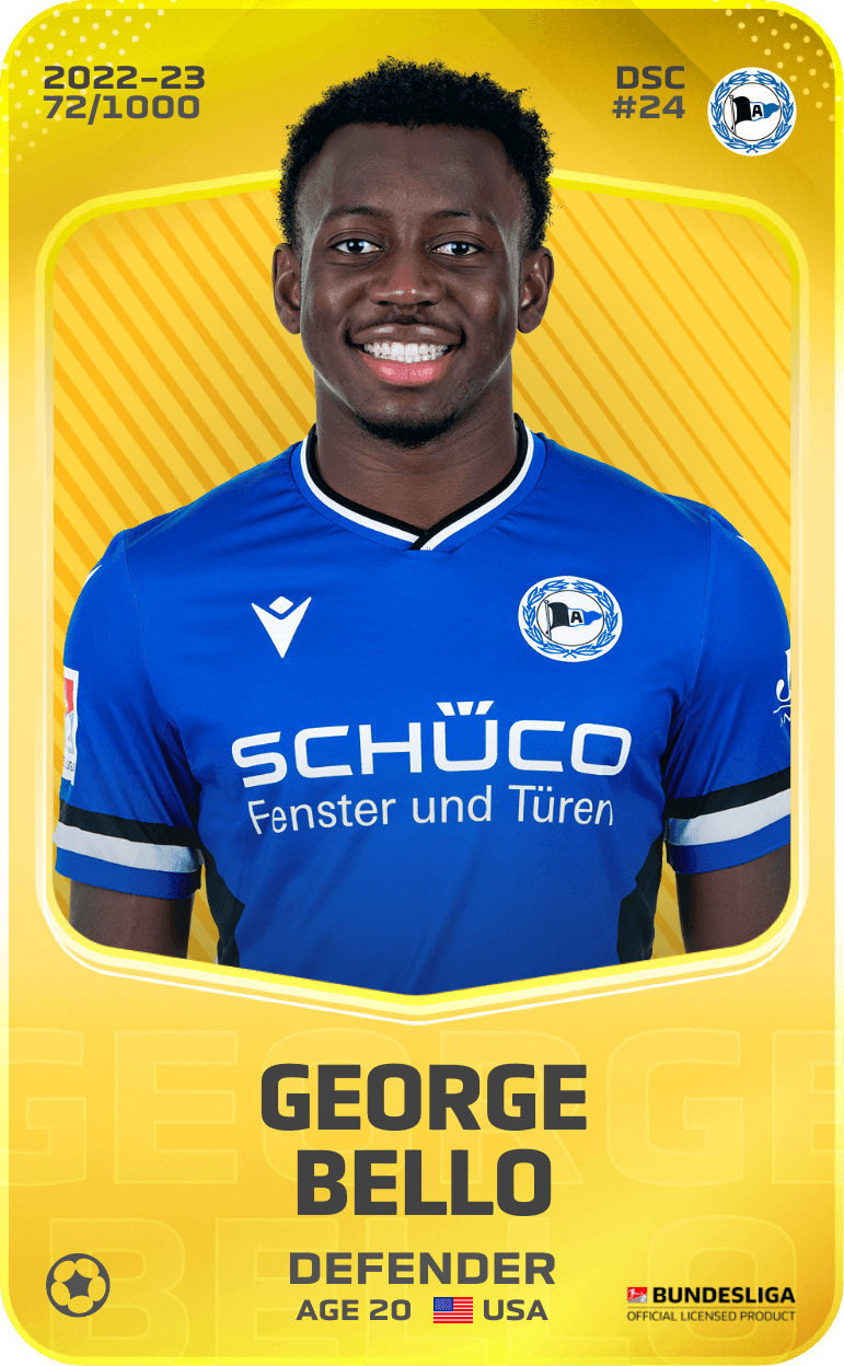 George Bello 2022-23 • Limited 72/1000