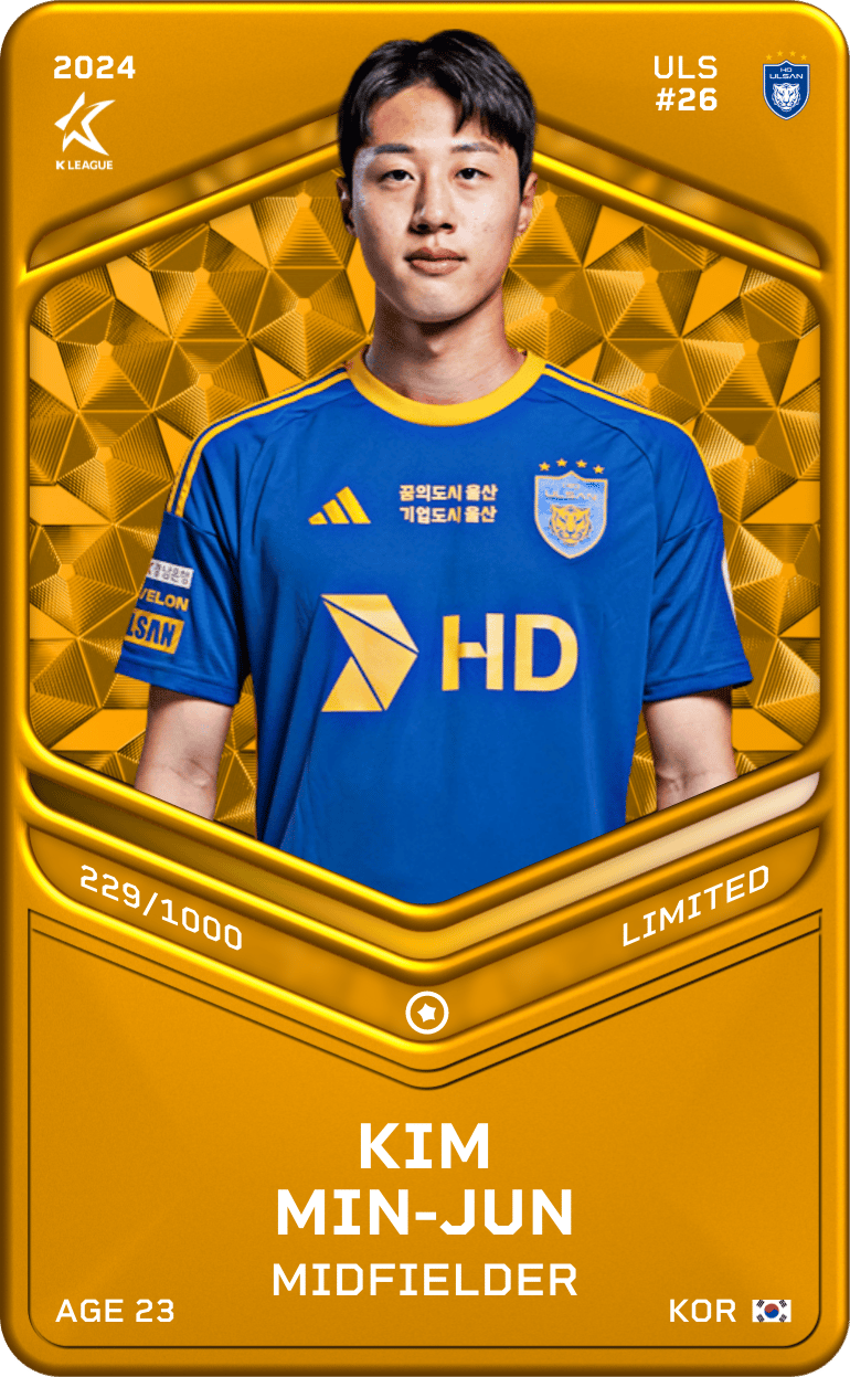 Kim Min-Jun 2024-25 • Limited 229/1000