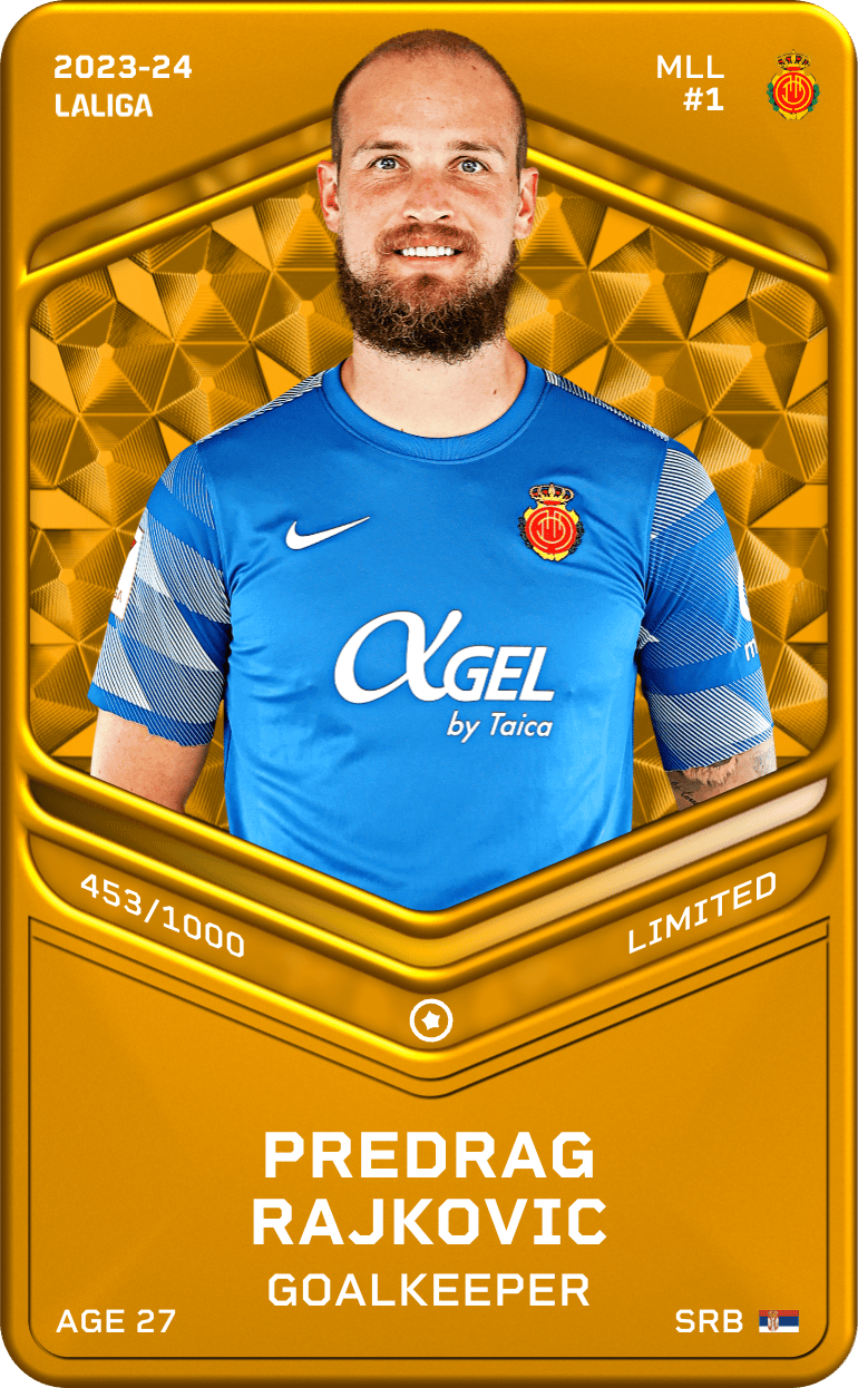 Predrag Rajkovic 2023-24 • Limited 453/1000