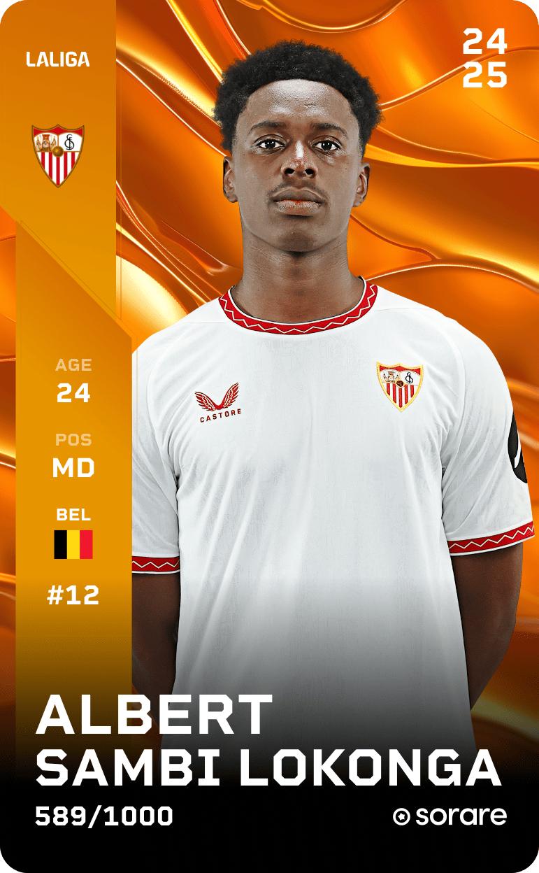 Albert Sambi Lokonga 2024-25 • Limited 589/1000