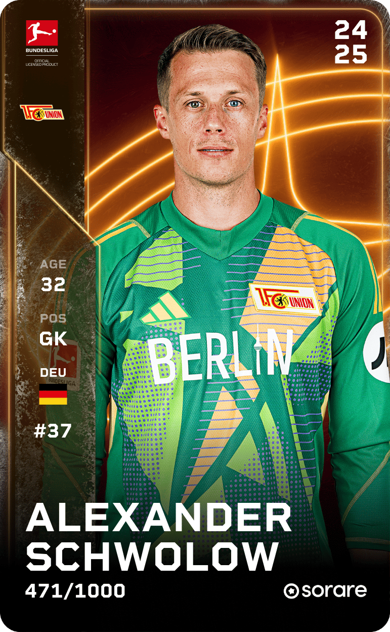 Alexander Schwolow 2024-25 • Limited 471/1000
