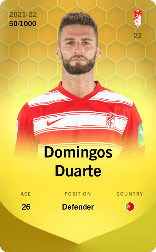 Domingos Duarte 2021-22 • Limited 50/1000