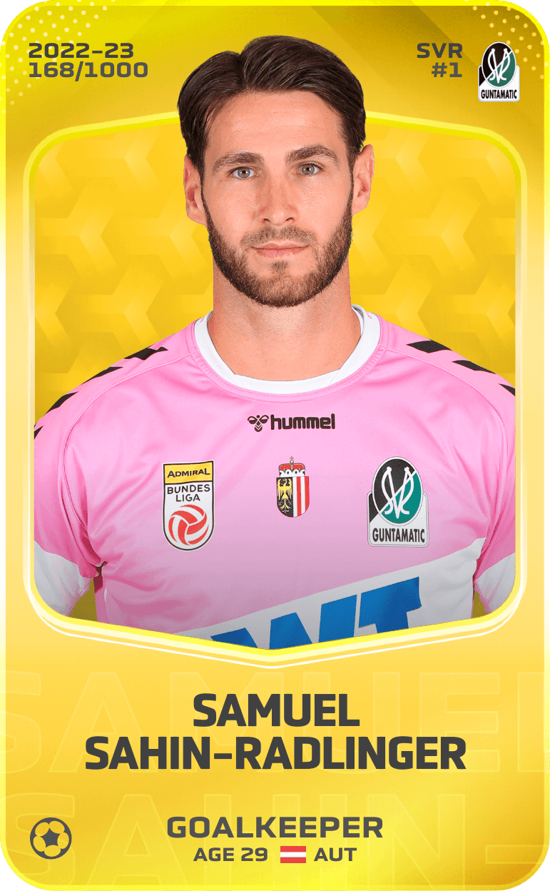Samuel Sahin-Radlinger 2022-23 • Limited 168/1000