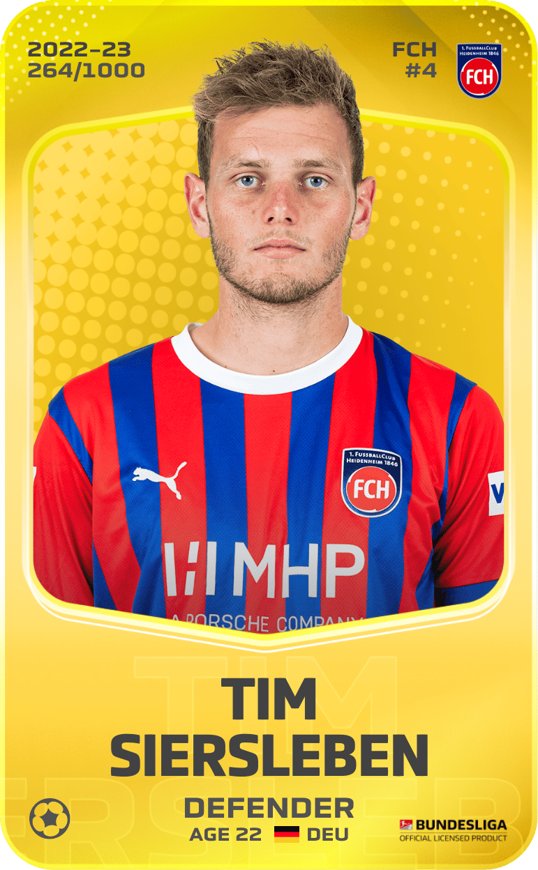 Tim Siersleben 2022-23 • Limited 264/1000