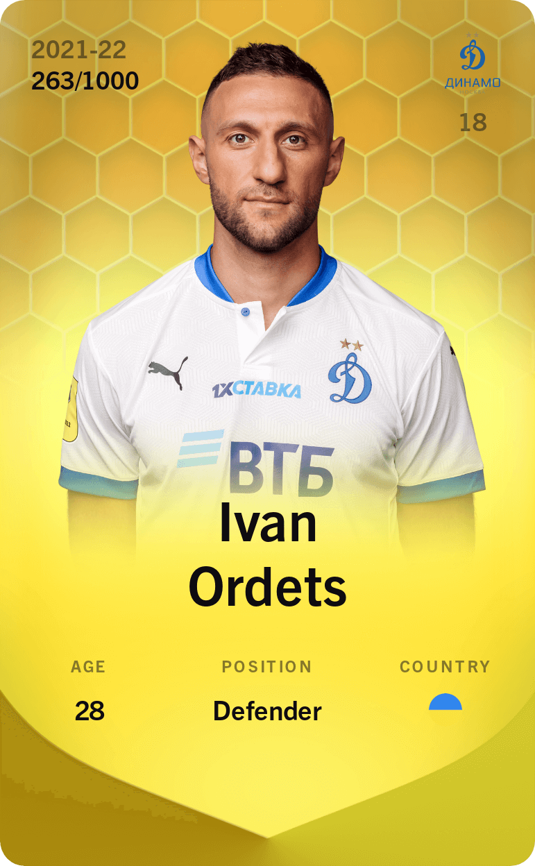 Ivan Ordets 2021-22 • Limited 263/1000