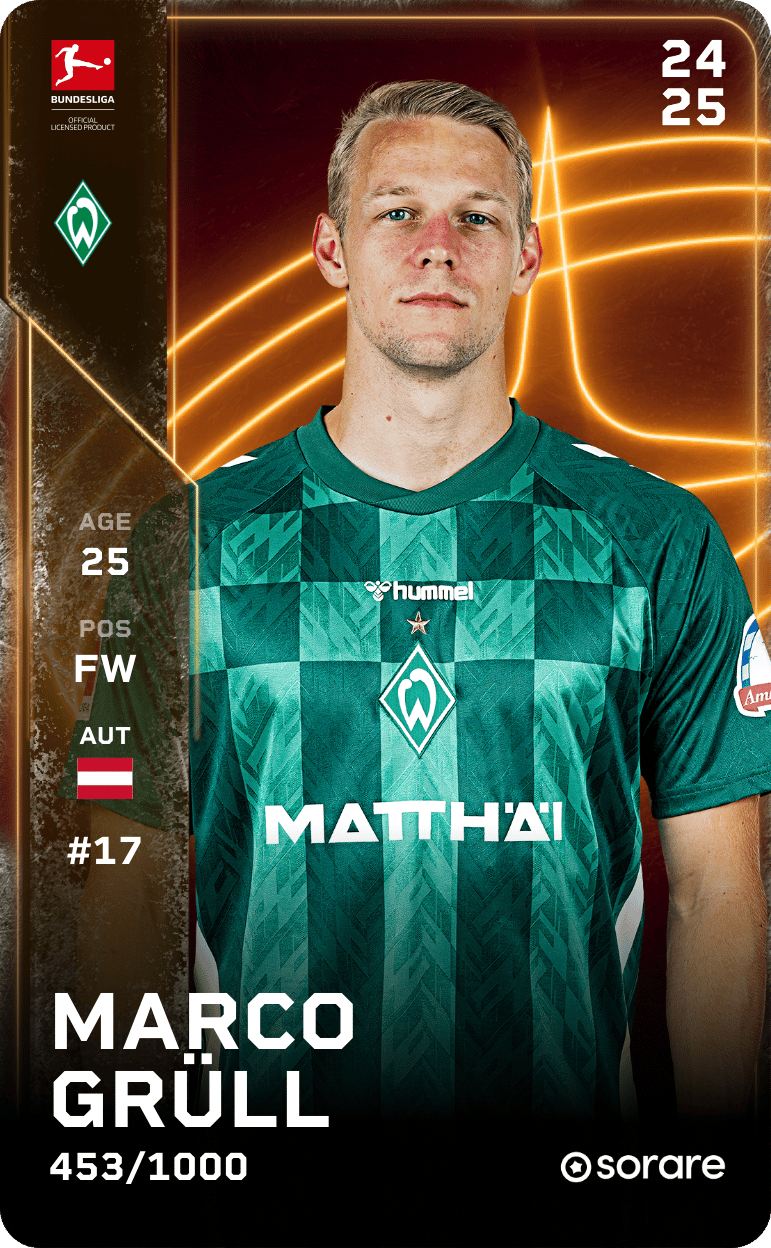 Marco Grüll 2024-25 • Limited 453/1000