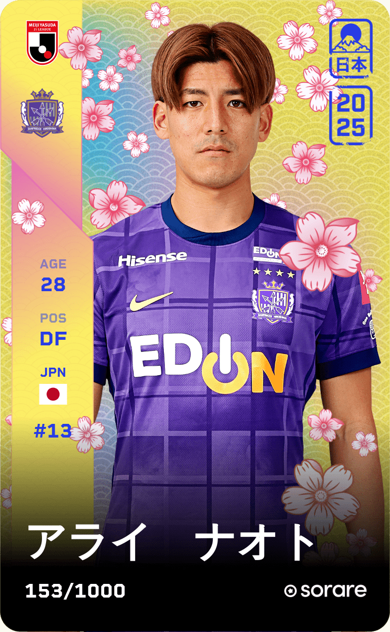 Naoto Arai 2025-26 • Limited 153/1000