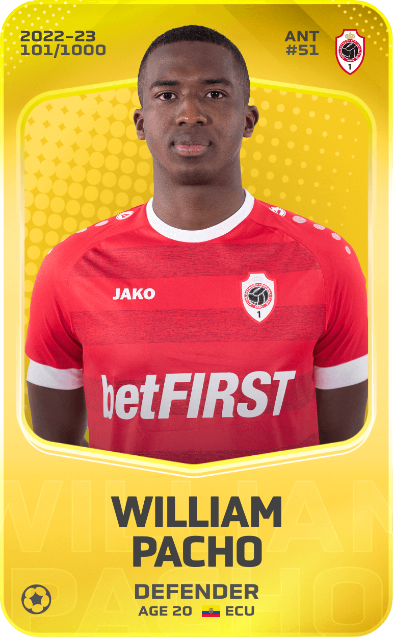 William Pacho 2022-23 • Limited 101/1000