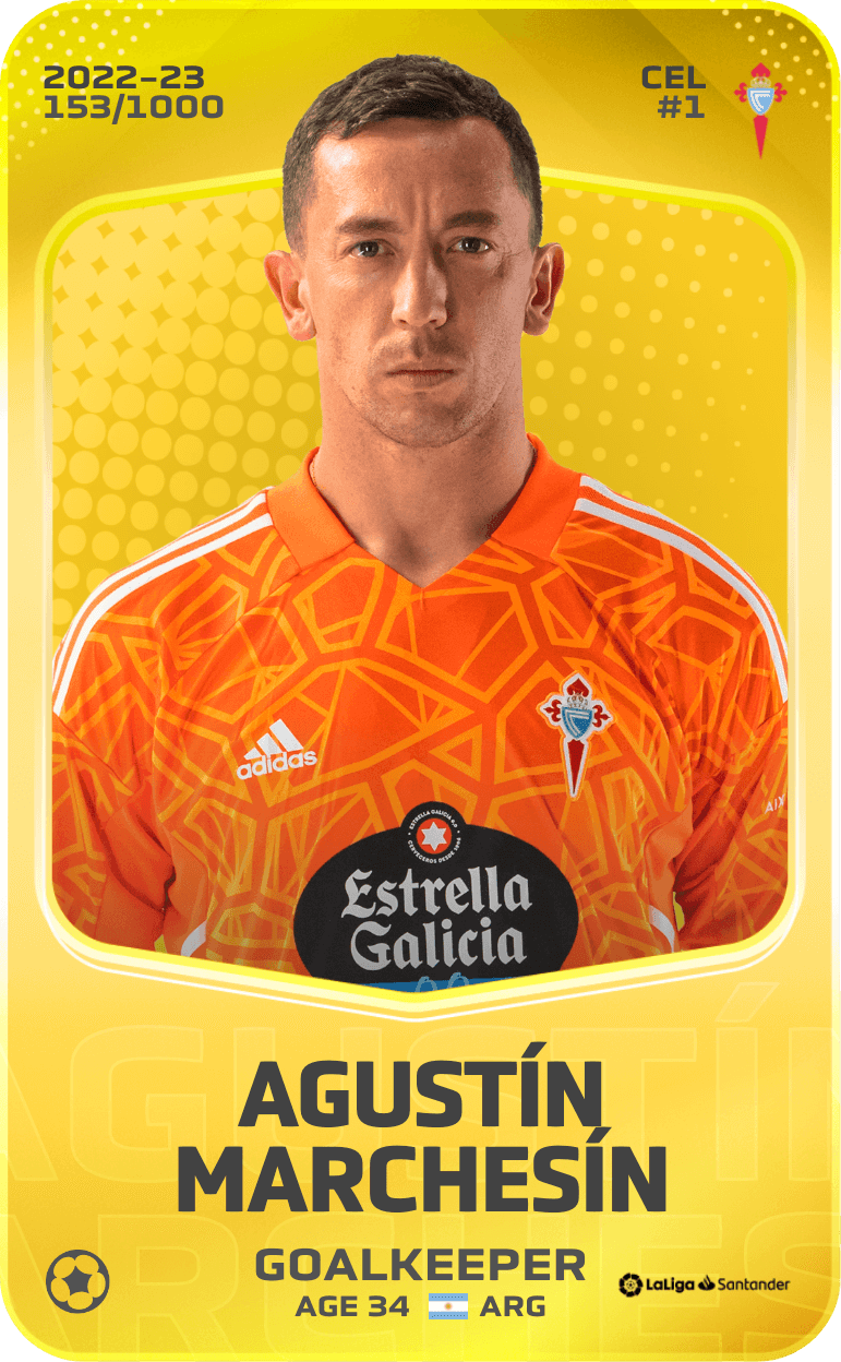 Agustín Marchesín 2022-23 • Limited 153/1000