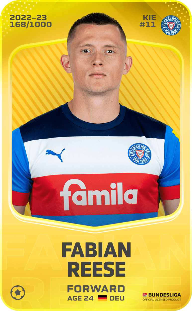 Fabian Reese 2022-23 • Limited 168/1000