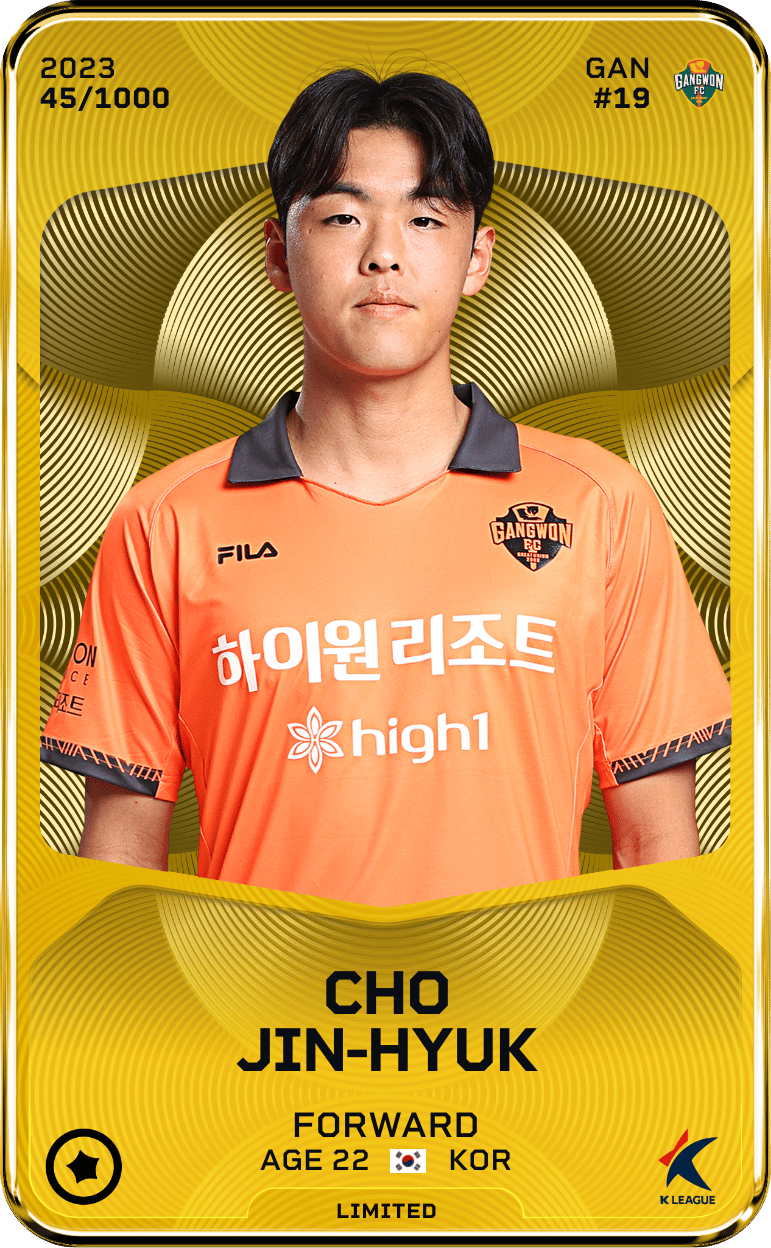Cho Jin-Hyuk 2023-24 • Limited 45/1000