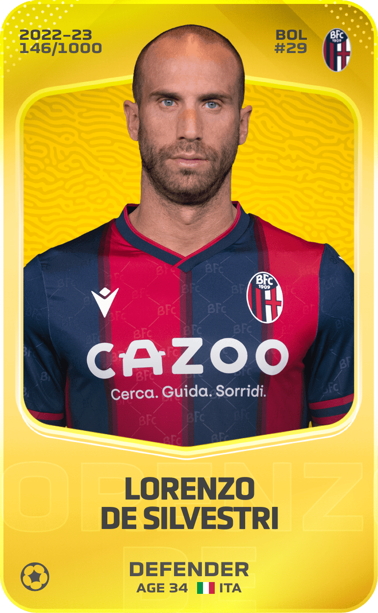 Lorenzo De Silvestri 2022-23 • Limited 146/1000