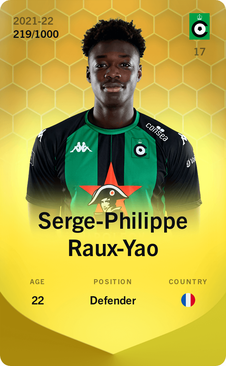 Serge-Philippe Raux-Yao 2021-22 • Limited 219/1000