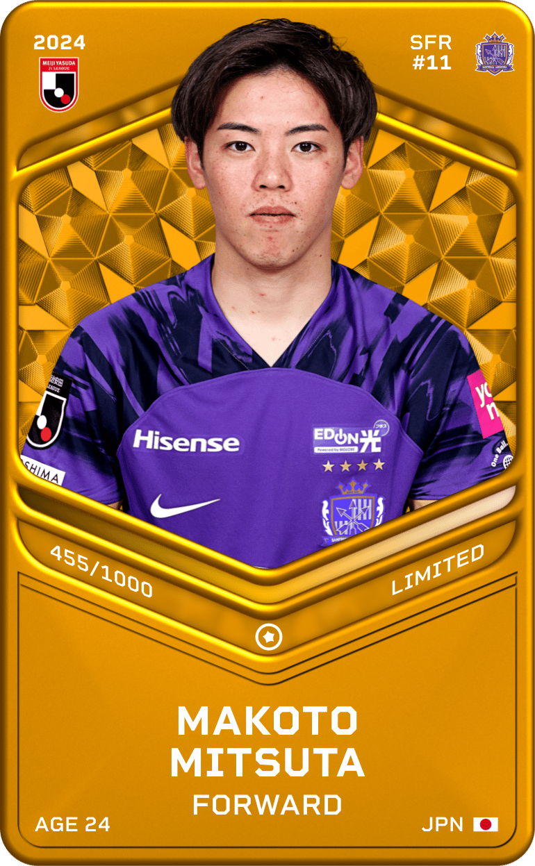 Makoto Mitsuta 2024-25 • Limited 455/1000