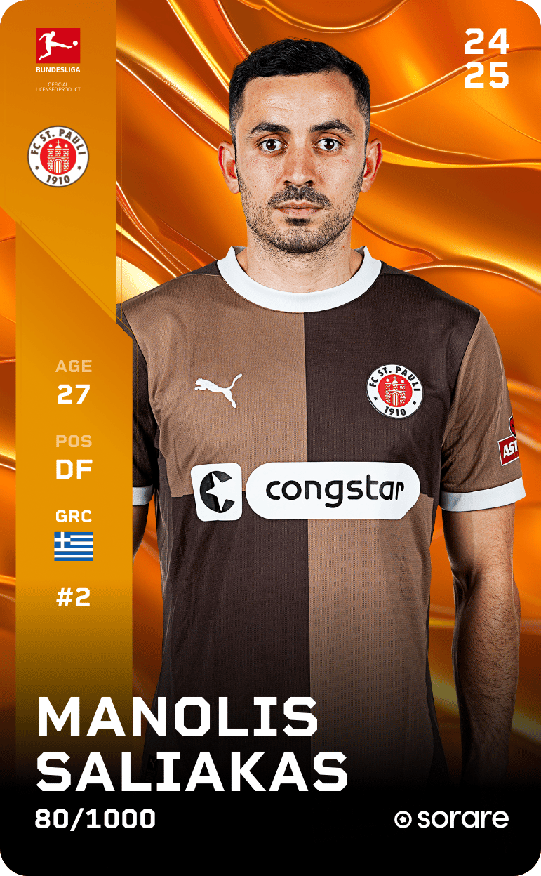 Manolis Saliakas 2024-25 • Limited 80/1000