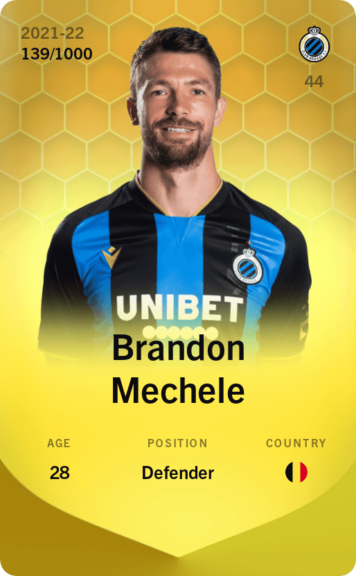 Brandon Mechele 2021-22 • Limited 139/1000