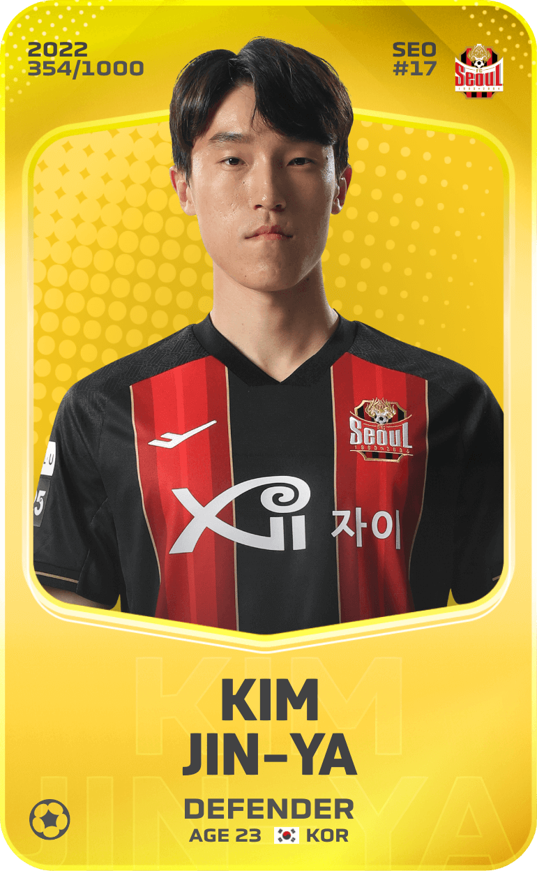 Kim Jin-Ya 2022-23 • Limited 354/1000