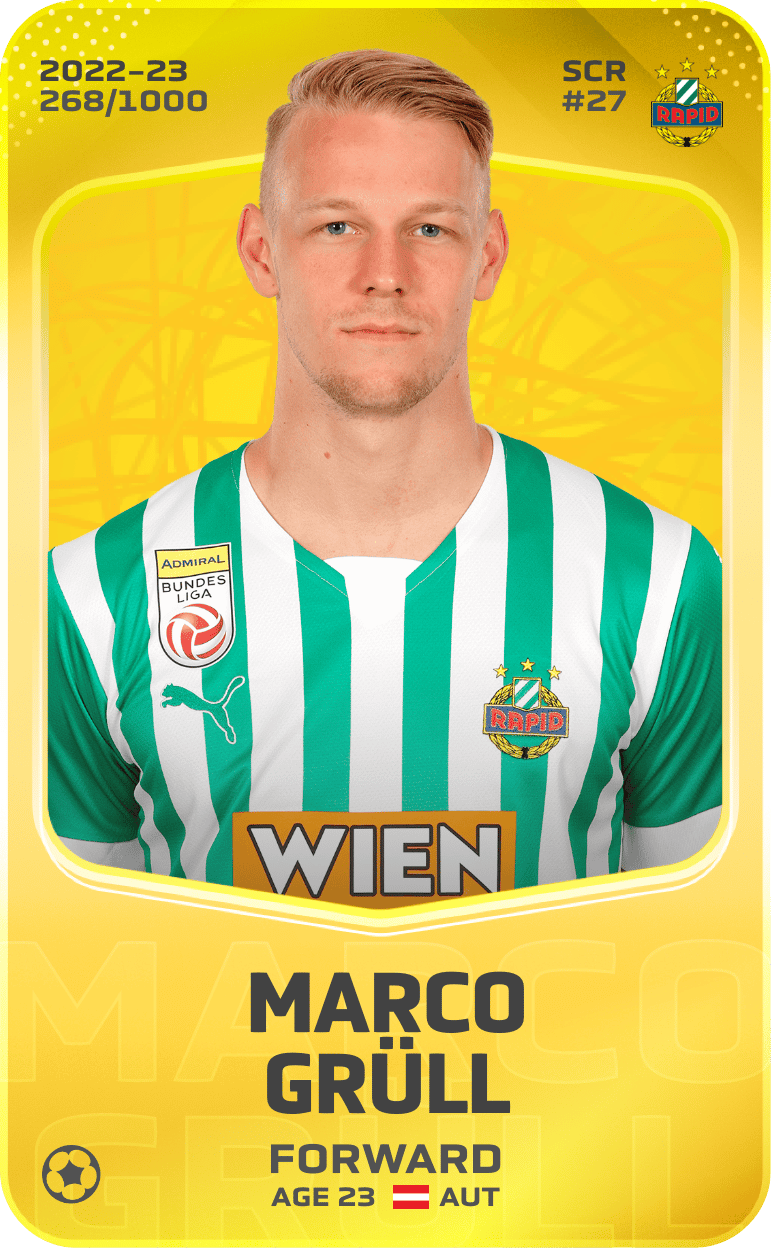 Marco Grüll 2022-23 • Limited 268/1000