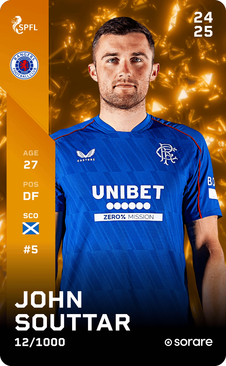 John Souttar 2024-25 • Limited 12/1000