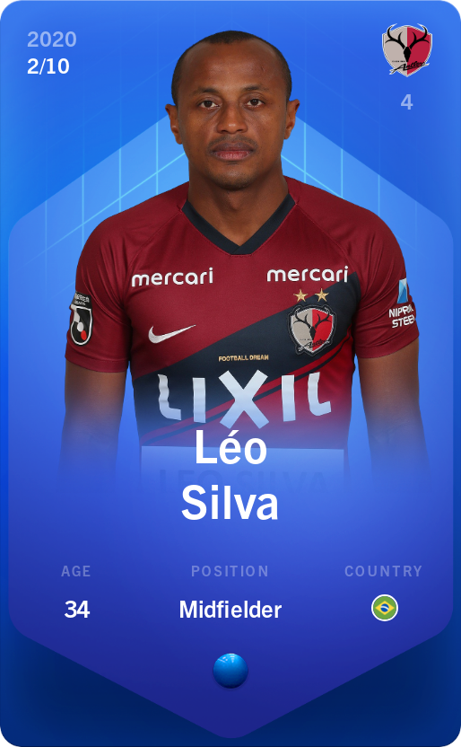 Sorare - Sorare Official - Léo Silva 2020-21 • Super Rare 2/10 - NFT # 98049650581586881451689846100062138586188948527603600634997145388294693153163