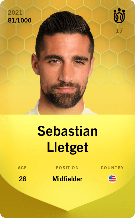 Sebastian Lletget 2021-22 • Limited 81/1000