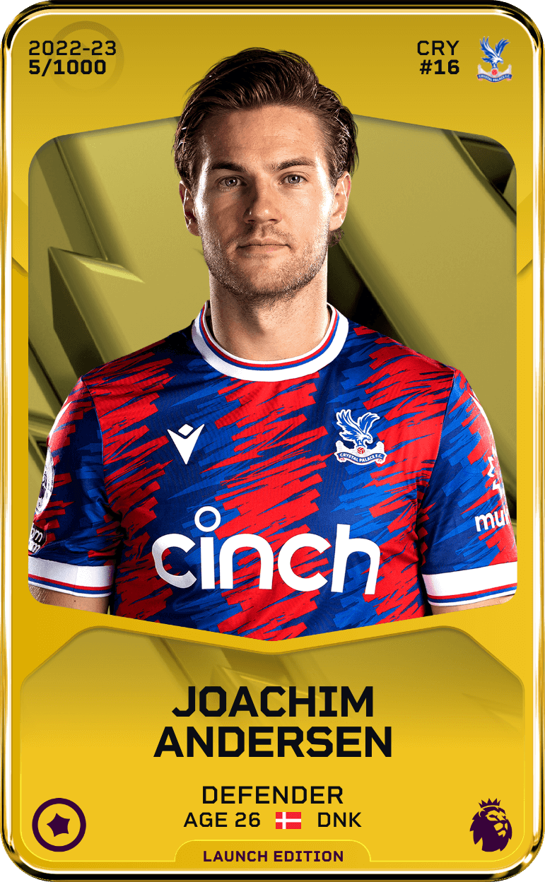 Joachim Andersen 2022-23 • Limited 5/1000