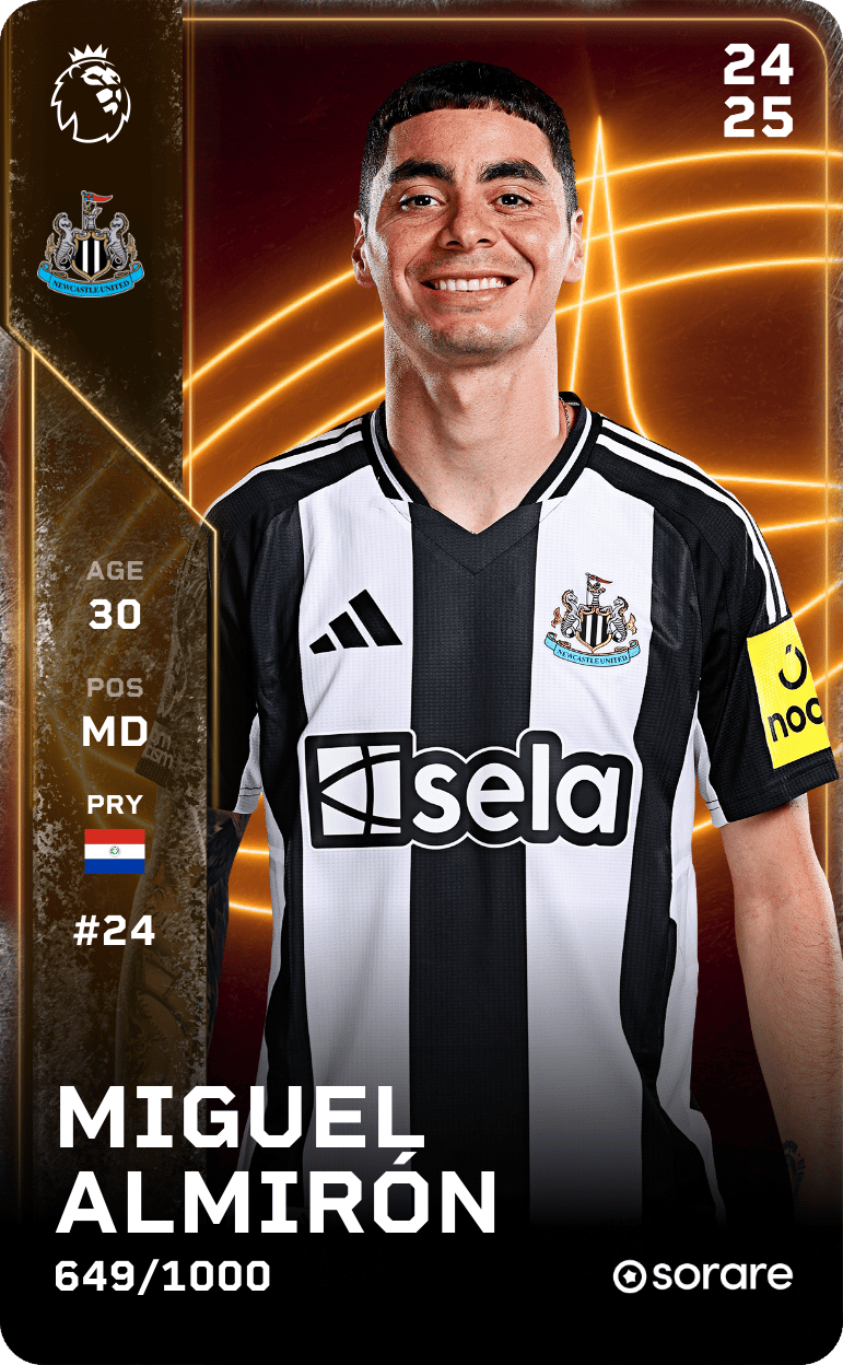 Miguel Almirón 2024-25 • Limited 649/1000