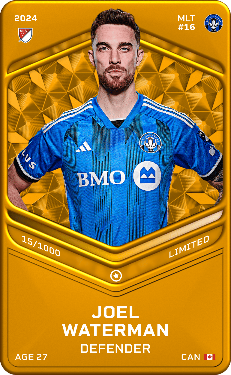 Joel Waterman 2024-25 • Limited 15/1000