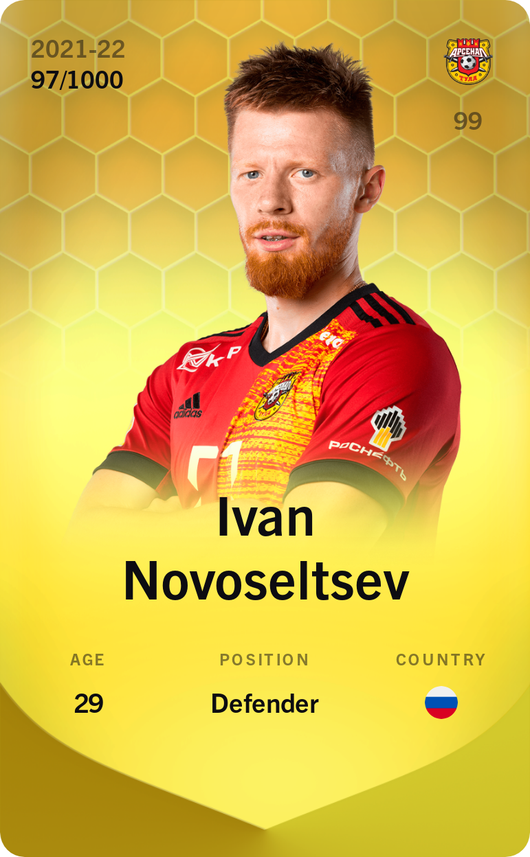 Ivan Novoseltsev 2021-22 • Limited 97/1000