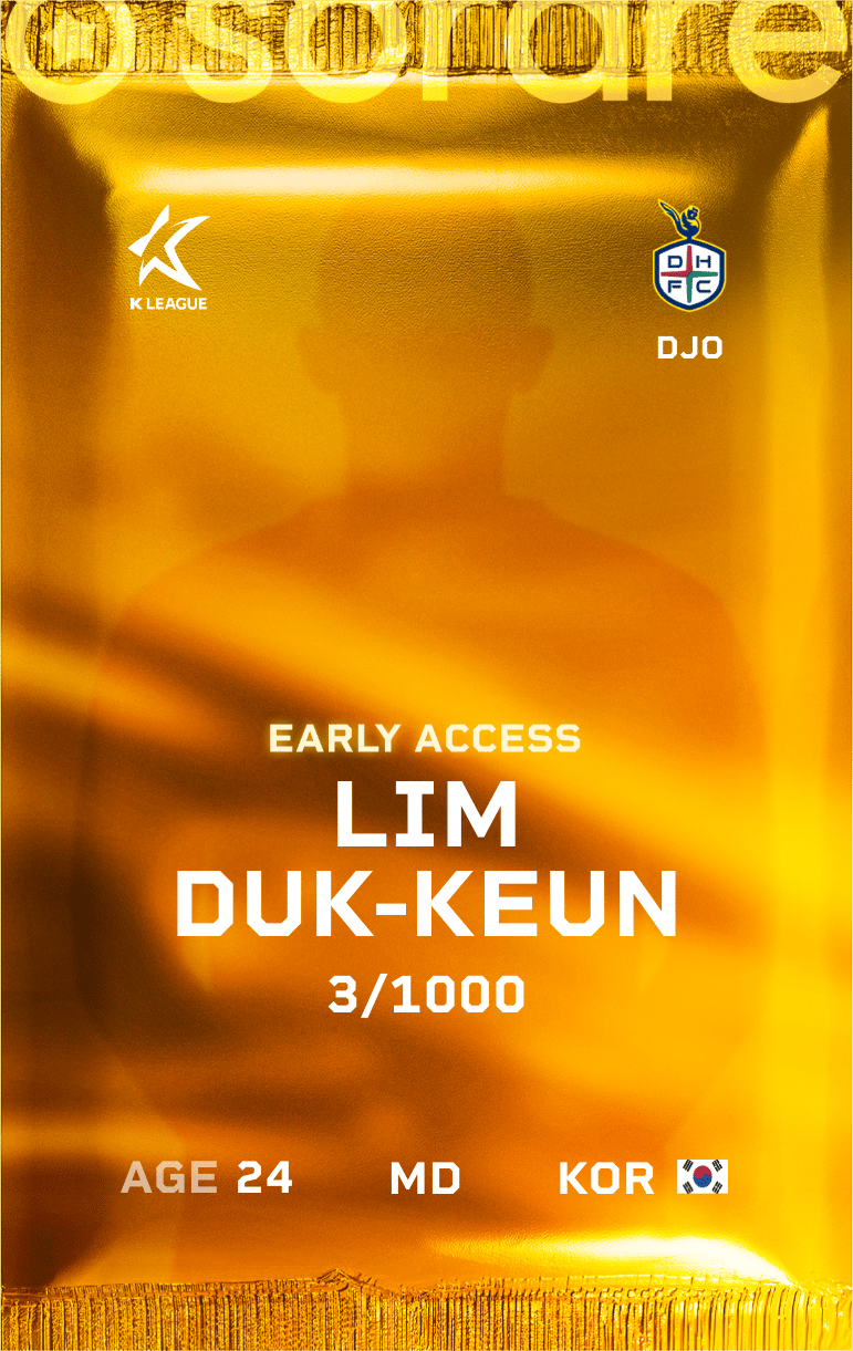 Lim Duk-Keun 2025-26 • Limited 3/1000
