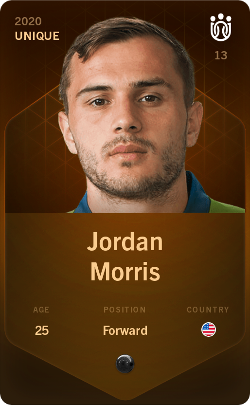 Sorare - Sorare Official - Jordan Morris 2020-21 • Unique - NFT # 51383862910215049248125782616138087428376651065068762399391875302862214547544