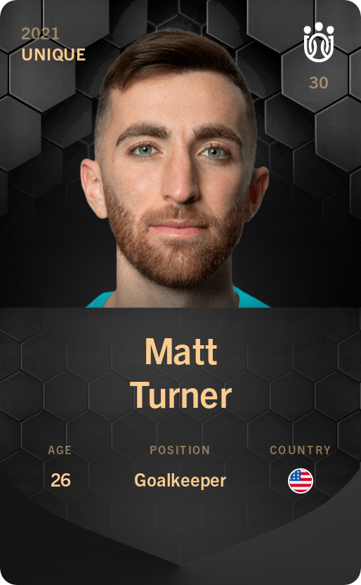 Sorare - Sorare Official - Matt Turner 2021-22 • Unique - NFT # 102302574874781548588101031930284215983875580875586045156644297496703002731176