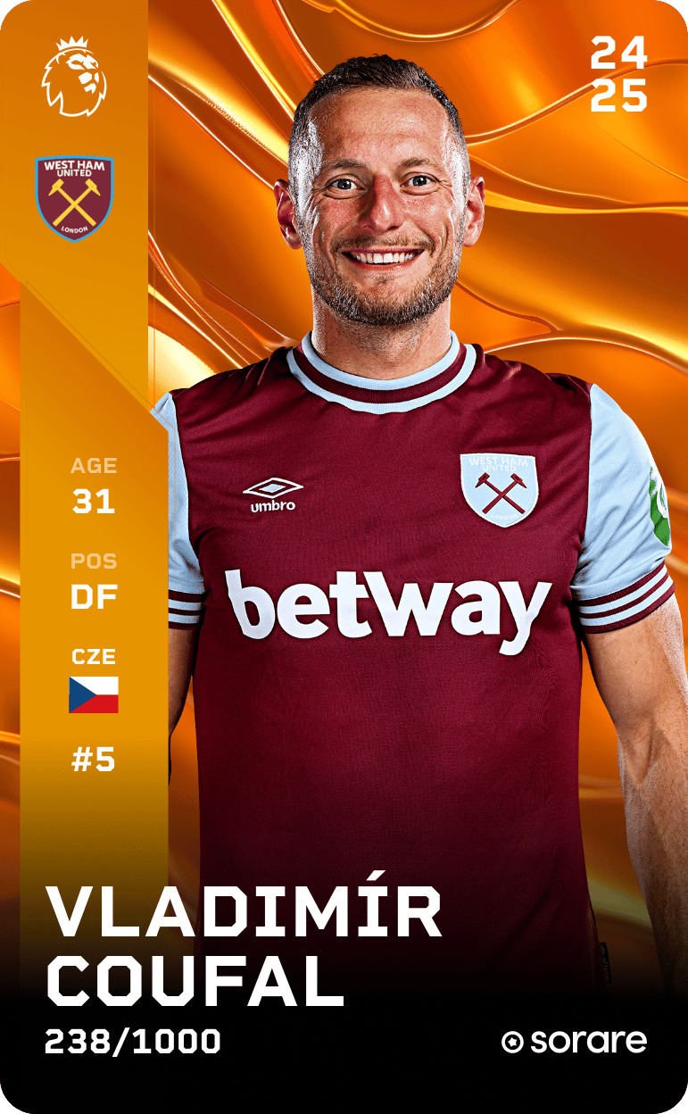 Vladimír Coufal 2024-25 • Limited 238/1000