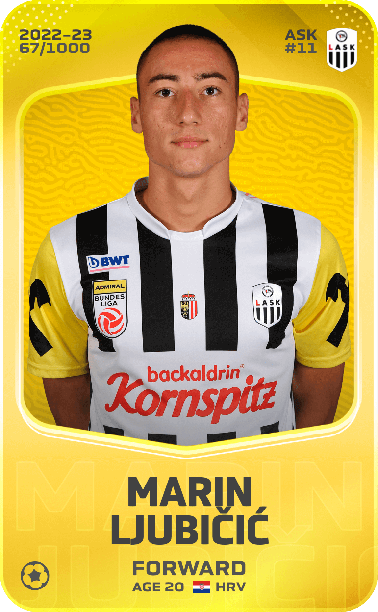 Marin Ljubičić 2022-23 • Limited 67/1000