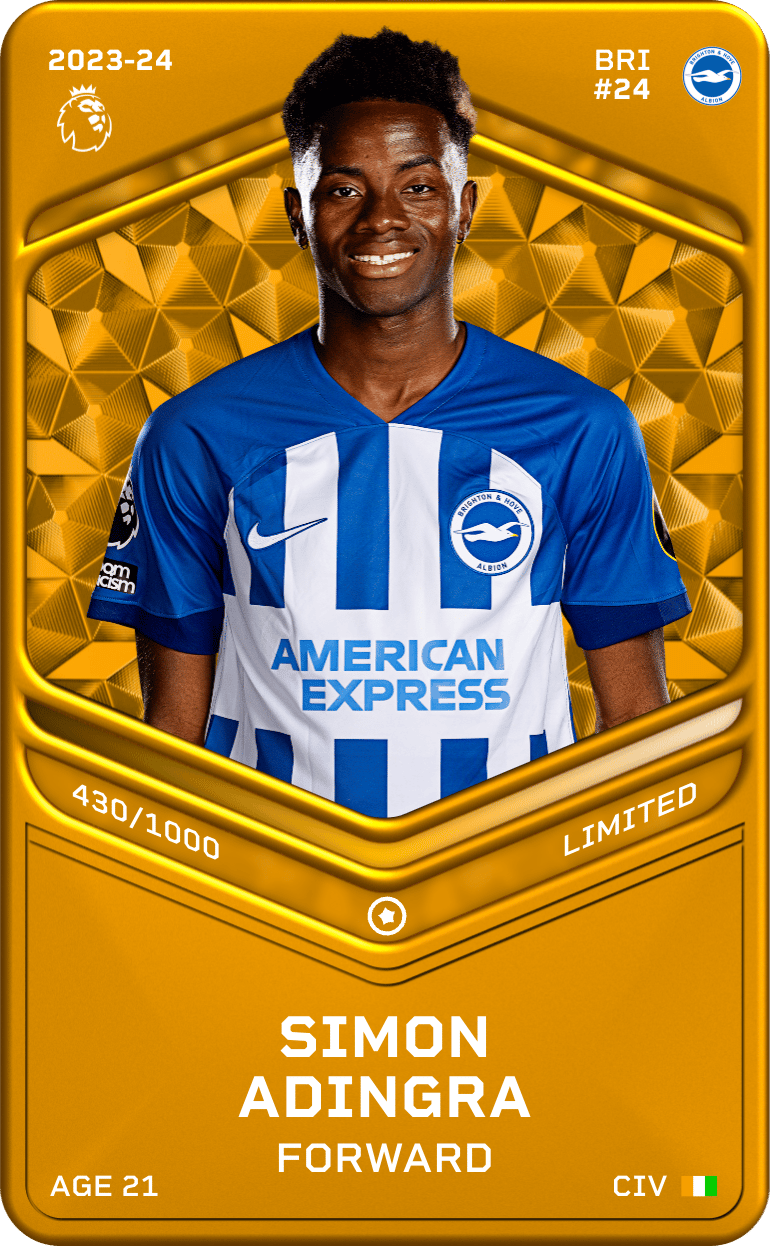 Simon Adingra 2023-24 • Limited 430/1000