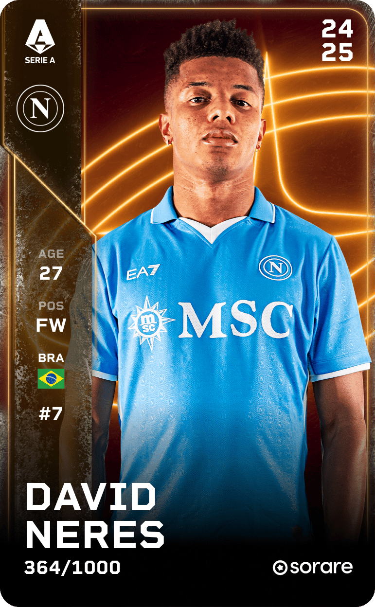 David Neres 2024-25 • Limited 364/1000